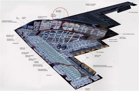 [1500x984] Layout diagram of a B-2 Stealth Bomber : r/MilitaryPorn