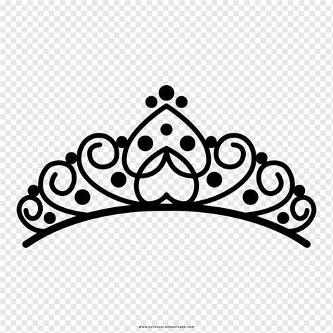 Drawing Diadem Coloring book Tiara Ausmalbild, Dragon black, manga, monochrome, black png | PNGWing