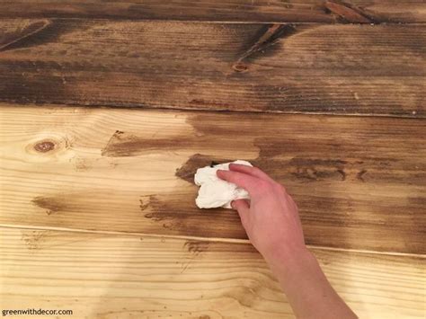 How To Apply Wood Stain With A Rag