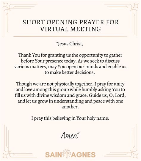 7 Short Opening Prayers for a Virtual Meeting (With Images)