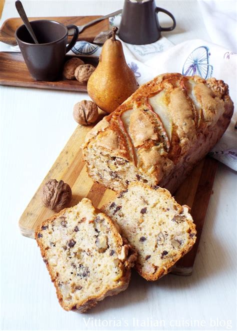 Pear, walnuts and chocolate Bread – Vittoria's Italian cuisine blog