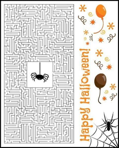 Pin by JoAnn Ruggles on Holidays | Halloween maze, Halloween puzzles ...