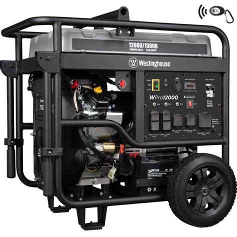 Westinghouse WPro8500 Super Duty Industrial Portable Generator - 8500 ...