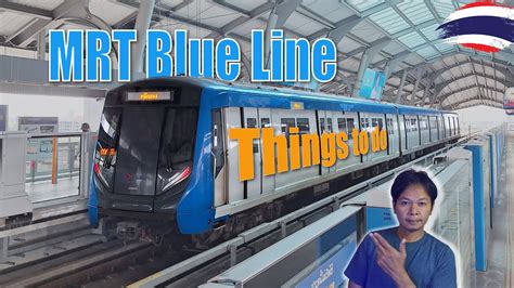 MRT Blue Line | Travel around Bangkok - YouTube