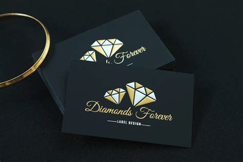 Foil Business Cards Printing - Custom Design