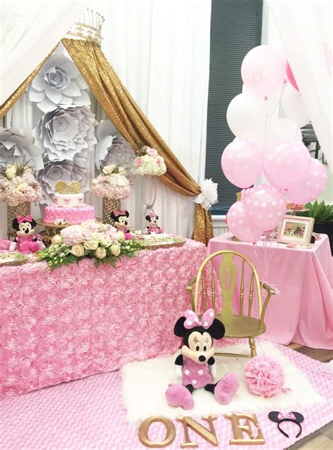 Mickey Mouse / Minnie Mouse Birthday Party Ideas | Photo 1 of 18 ...