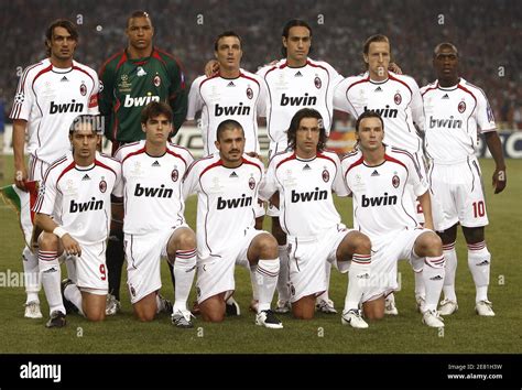 AC Milan's team group before the UEFA Champions League Final, AC Milan ...