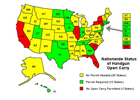 Right To Carry States Map