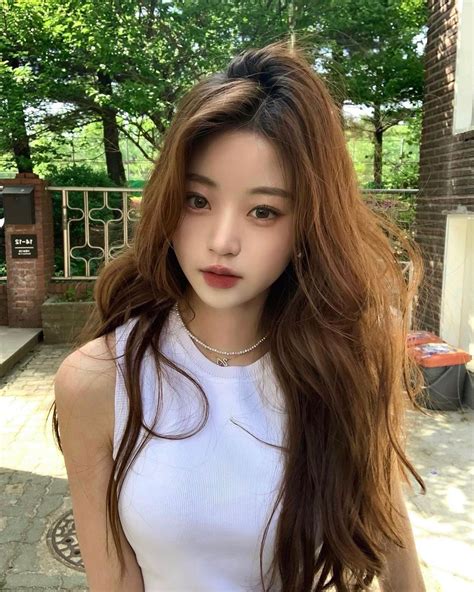 Ig Girls, Love Natural, Natural Hair Styles, Cute Korean, Korean Girl, Haircuts With Bangs ...