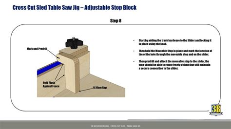 Crosscut Sled Plans Metric Build Plans /table Saw Jig / - Etsy