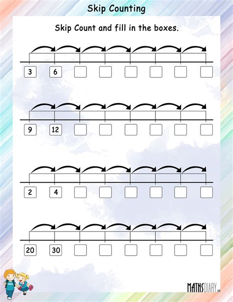 Skip Counting By 10 Worksheets