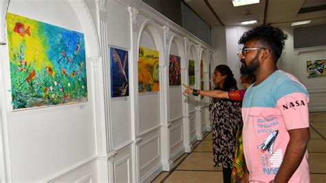 Display by neurodiverse artists at Salar Jung Museum in Hyderabad - The Hindu