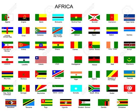 Banderas De Paises Africanos