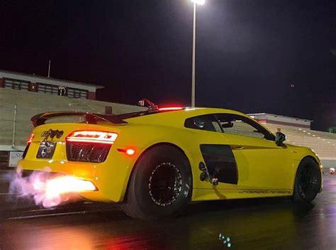 Twin-Turbocharged Audi R8 with Over 3,000HP Sets New Quarter Mile Record - TechEBlog