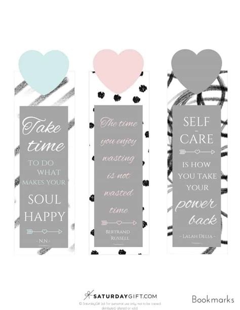 Free Cute Printable Bookmarks - Printable Form, Templates and Letter