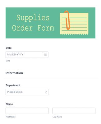 Laundry Service Online Order Form Template | Jotform