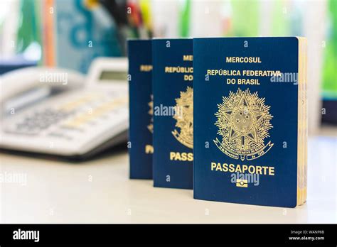 Brazilian passport, Brazil Stock Photo - Alamy