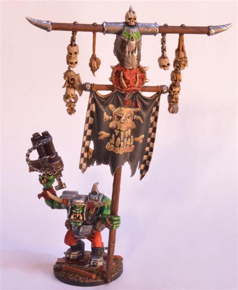 Nob, Orks, Waaagh! Banner - Ork Nob with Waaagh! Banner - Gallery - DakkaDakka