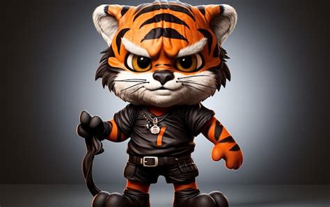 Premium Photo | New Cincinnati Bengals Mascot Unveiled tiger