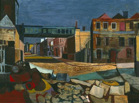 John Minton ‘Street and Railway Bridge’, 1946 © The estate of John ...