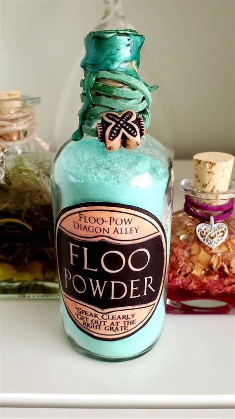 Floo Powder A Magic Powder Apothecary Bottle Harry Potter | Etsy