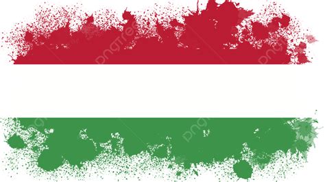 Ink Splash Art Hungary Flag, Hungary, Hungary Flag, Splash Flag Ornament PNG Transparent Clipart ...