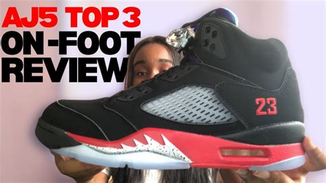 Air Jordan 5 TOP 3 Review & On Feet - YouTube