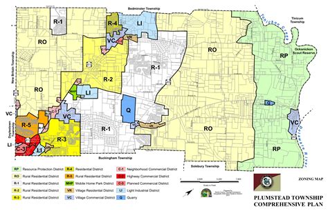 Zoning Map - Plumstead Township, Pennsylvania