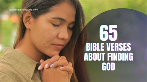 65 Important Bible Verses About Finding God