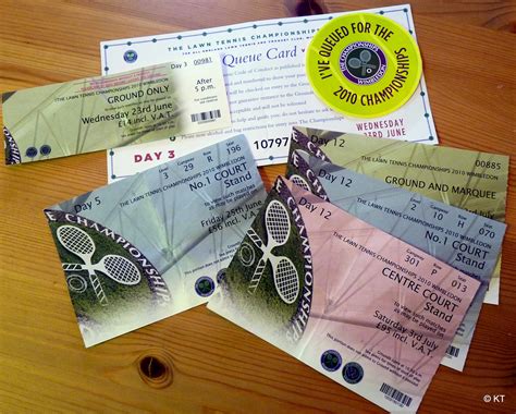 My Wimbledon tickets | Tickets for the three days I went to … | Flickr