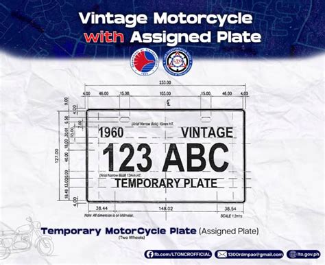 LTO Releases Clear Guide For Improvised Or Temporary License Plates For Motorcycles • YugaAuto ...