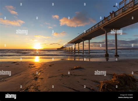 Ocean Beach Pier Stock Photo - Alamy