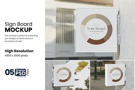 Sign Board Mockup | Advertising Mockups ~ Creative Market