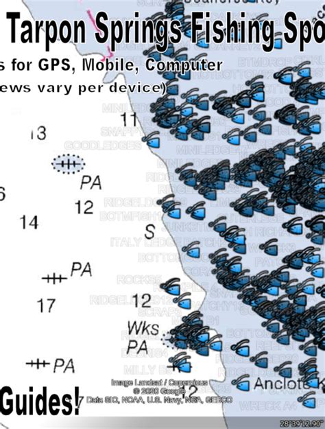 Crystal River Offshore Fishing Spots - Florida Fishing Maps and GPS ...