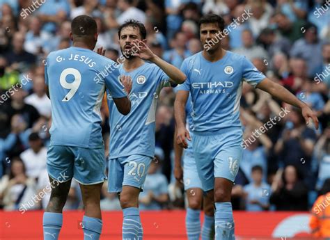 Gabriel Jesus Manchester City Celebrates Team Editorial Stock Photo ...