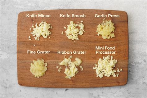 How to Mince Garlic with a Knife, Garlic Press, Grater or Food Processor