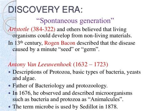 History of microbiology