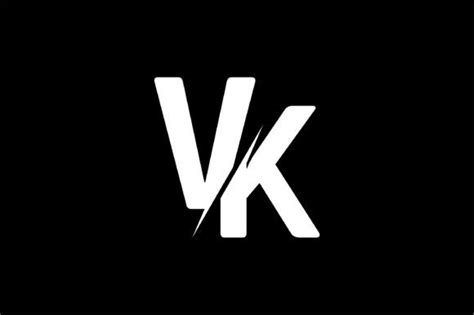 Monogram VK Logo Design Graphic by Greenlines Studios · Creative Fabrica | Graphic design logo ...