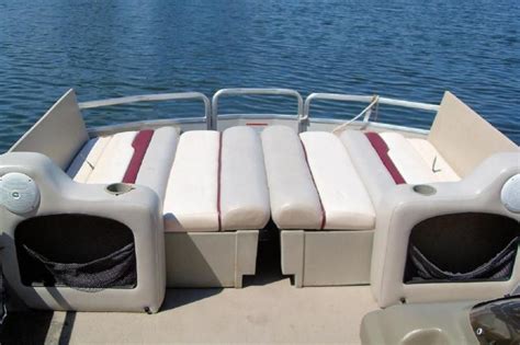 Pontoon seat that converts to a bed | Pontoon seats, Pontoon boat seats ...