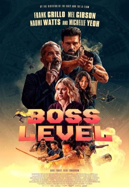 Boss Level Movie starring Frank Grillo, Mel Gibson, Naomi Watts, and ...