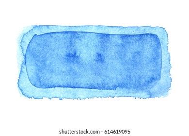 Bue Watercolor Frame Isolated On White Stock Illustration 614619095 | Shutterstock