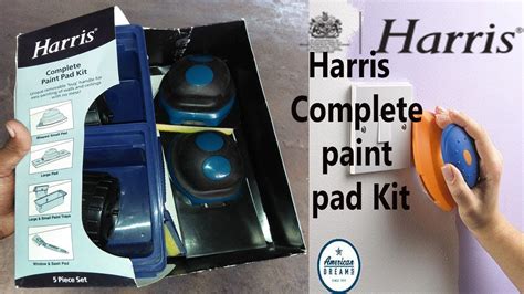 Harris Complete paint pad Kit - YouTube