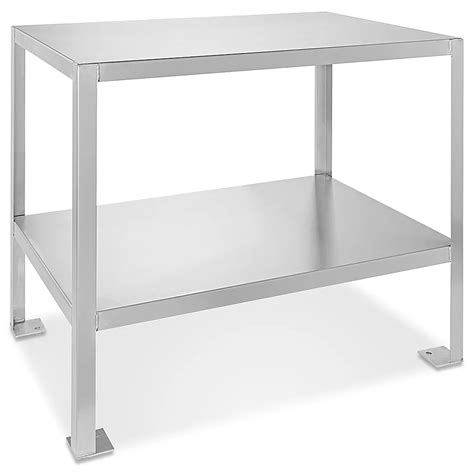 Welded Stainless Steel Machine Table - 36 x 24" H-4915 - Uline