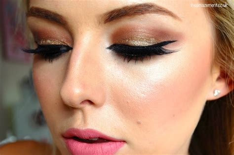 In SAMazement: Golden Glitter Makeup Tutorial: Inspired By Lookamillion