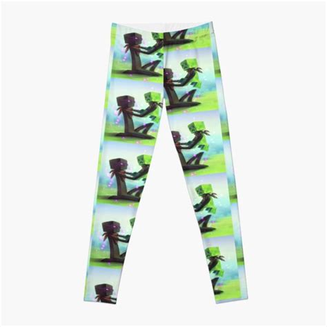 Minecraft Creeper Leggings | Redbubble