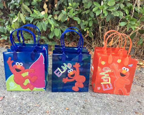 Elmo Party Favor Bags 12 Candy Bags