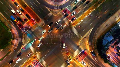 Town Traffic from Aerial View Stock Image - Image of design, city: 170146389