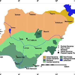 Climate Map Of Nigeria