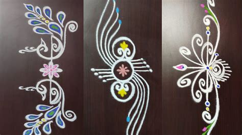 Simple Rangoli Border Designs For Home Hey if you are going to simple flower rangoli designs ...