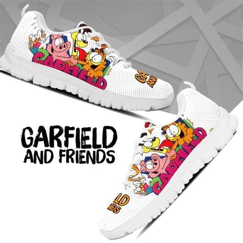 Garfield The Movie Shoes, Cartoon Custom Shoes Ver5 Birthday Gift ...